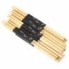 12 Pairs of 5A Wooden Drumsticks, Easy to Hold, for Drum Practice
