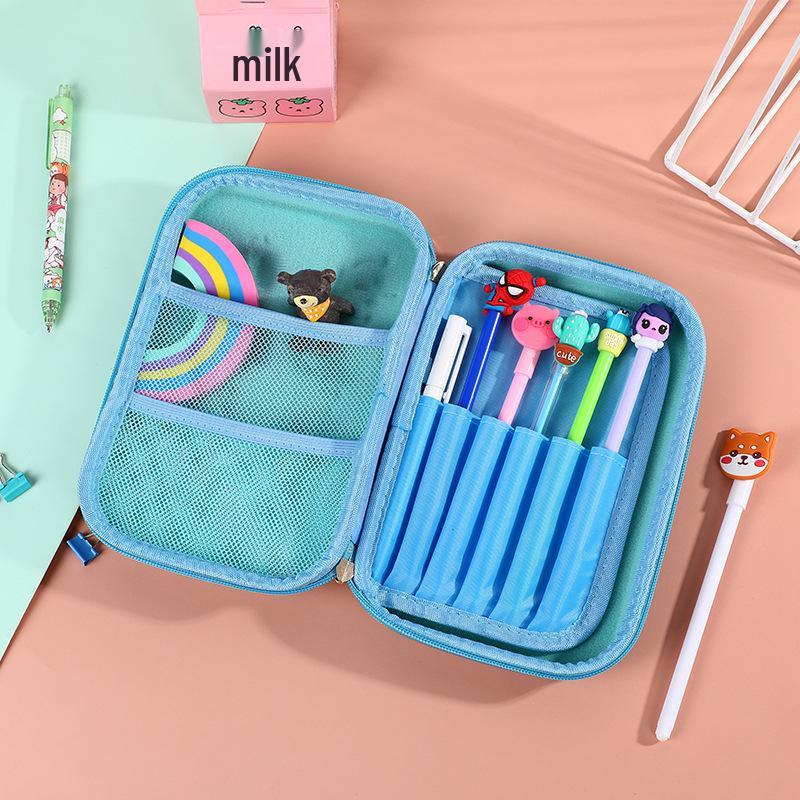 Cartoon Astronaut Large Capacity Pencil Case - Multi-purpose EVA Pencil Box for Kids