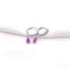 2 Stück Edelstahl Zirkonia Kleine Creolen Ohrringe für Damen Wassertropfen Anhänger Knorpel Ohrring Hochzeit Piercing Schmuck