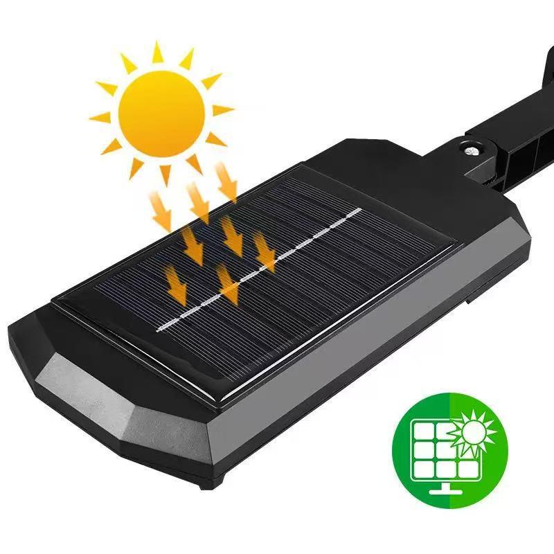 New Solar-Powered Outdoor Street Light with Remote-Controlled Motion Sensor