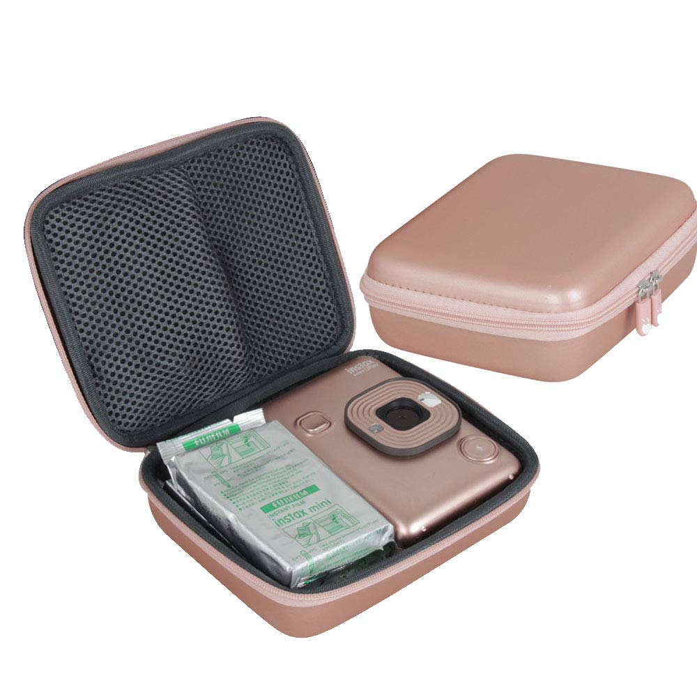 

FUJIFILM instax mini LiPlay Instant Camera Storage Case - Hermitshell (for Camera + Movie, Rose Gold)