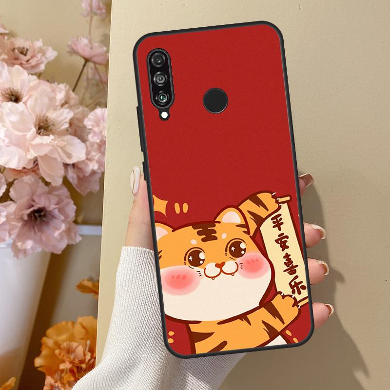 

Funny Cartoon Tiger For Huawei Nova Y70 Y91 Y61 Y73 Y72 Y90 Y60 12s 12i 11i 8i 9 10 SE P40 Lite P30 P60 Pro Case Huawei Nova 10