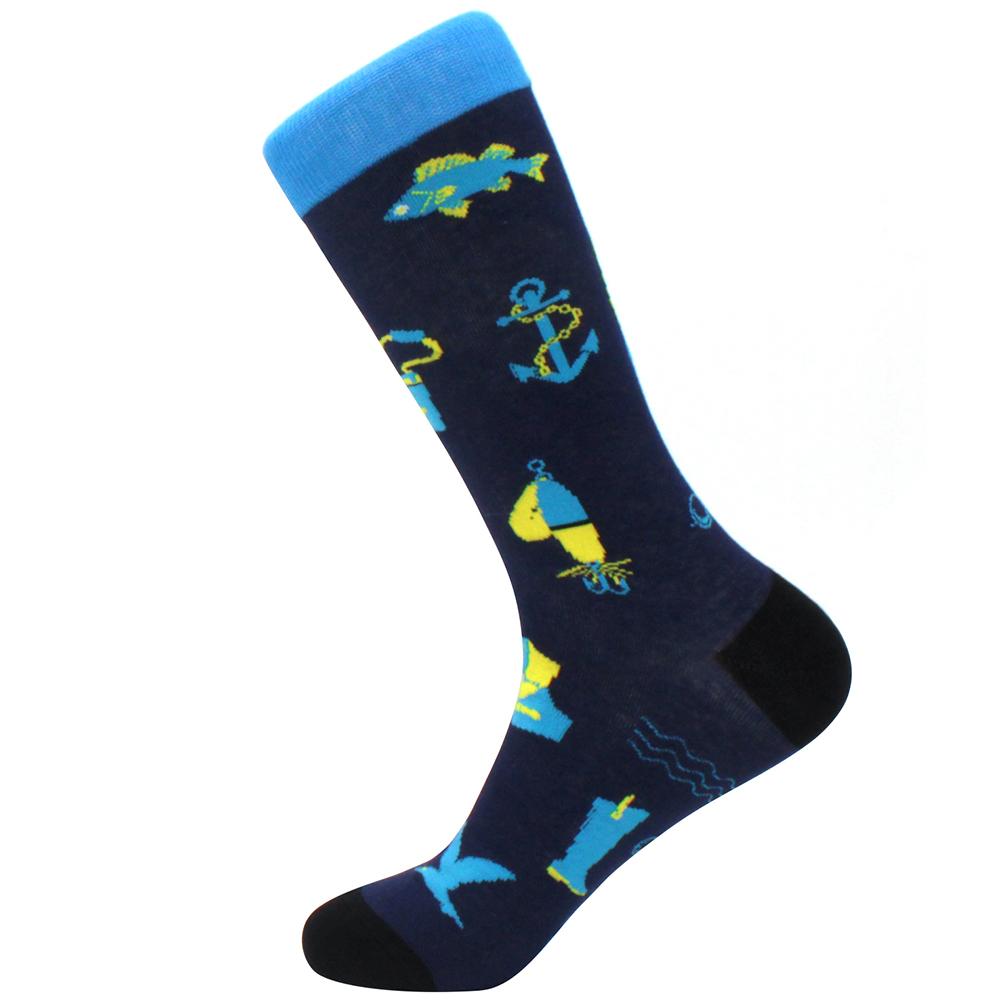 Calcetines de invierno coloridos para hombre algodón peinado suave de llevar cálidos Divertidos Felices hombre mujer calcetines largos Calcetines de hombre vestido de negocios