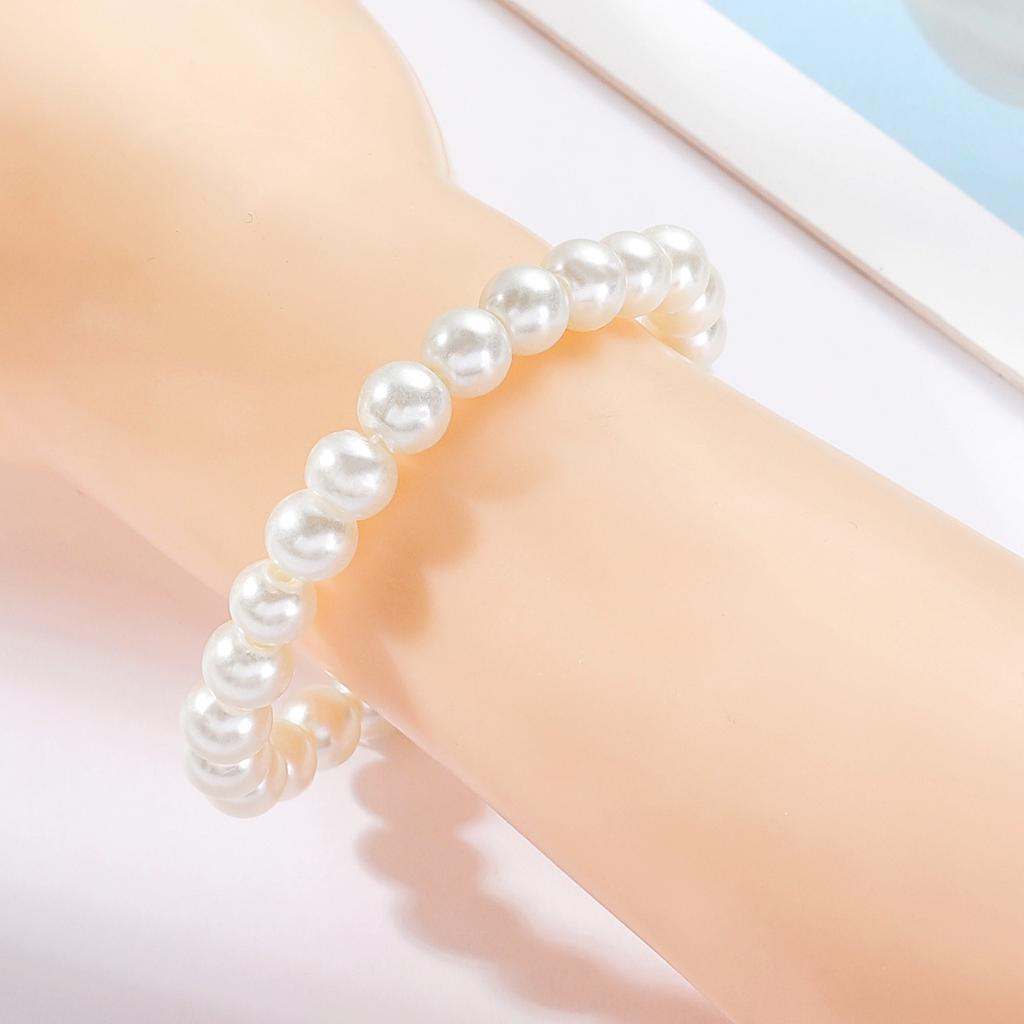Pearl Bracelet Fashion Versatile Beaded Jewelry, Bracelet Bridal Pearl Bracelet
