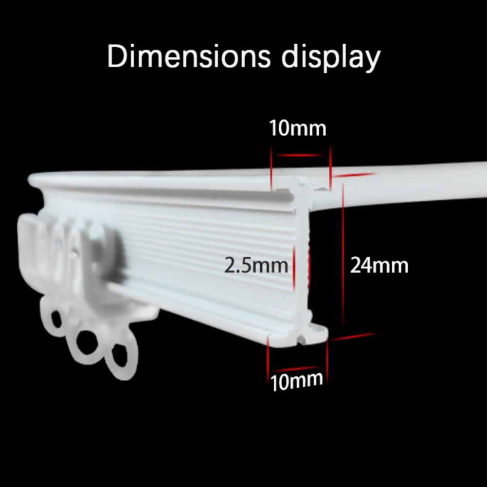 Flexible Resin Curtain Rail Slide Rail Bending Rail Curtain Track 3 Meters