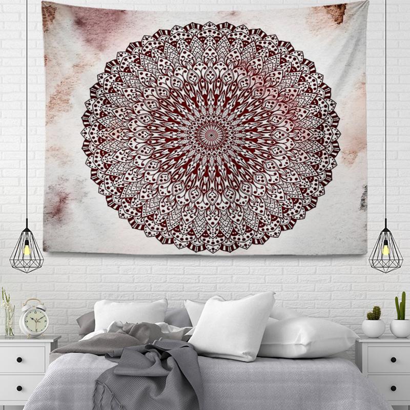 Vintage Bohemian Mandala Tapestry Aesthetic Room Home Decoration Wall Hanging Cloth Living Room Bedroom Decor Tapestries