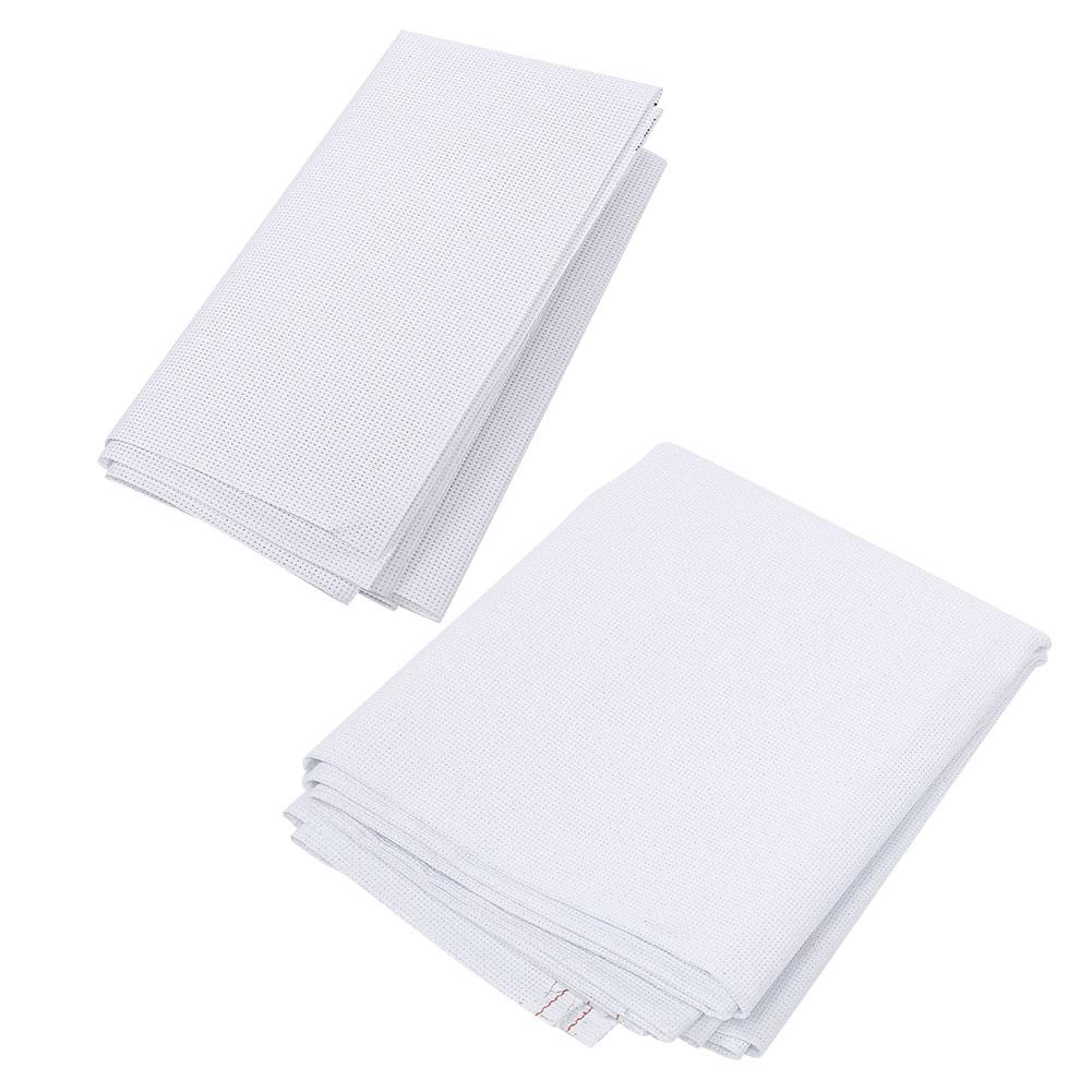 Cross Stitch Fabric Embroidery Hand Woven Mesh Gridding Cloth 14 CT Houseware Carpet DIY Accessory