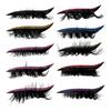 1 pár Líné oční stíny Náplast na řasy Vodotěsné Oční stíny Řasy Make-upové nálepky Opakovaně použitelné Nálepky na oční make-up s umělými řasami Stín