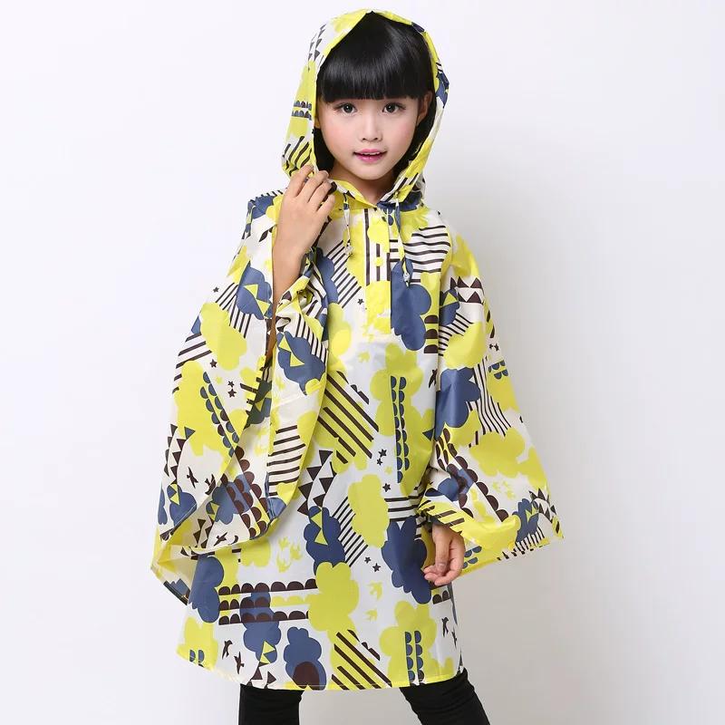 K-style Cute Primary School Student Mother and Child Princess Kids Raincoat