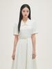 ROEM Short Sleeve Flare Long Dress Rmowg24S12