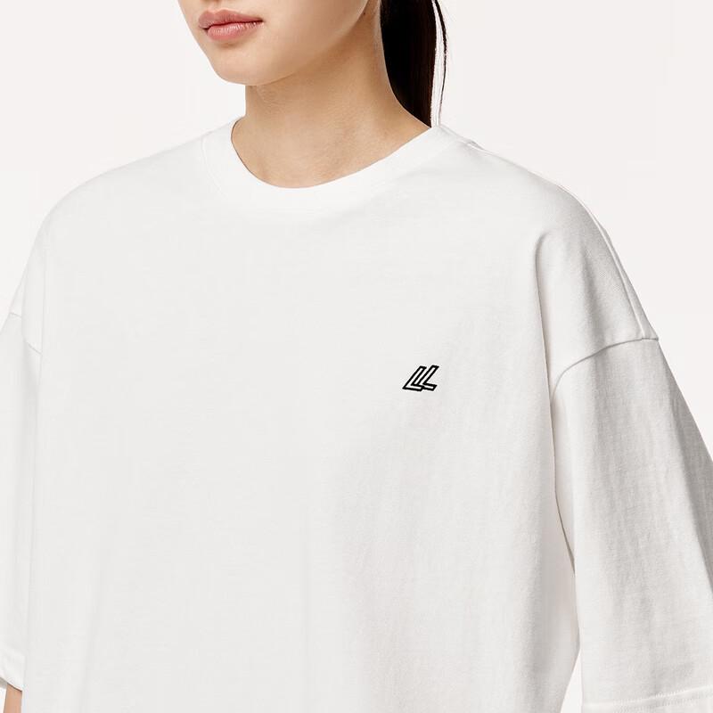 LESS 2024 Summer Silk-Cotton Blend Loose Fit Round Neck T-Shirt
