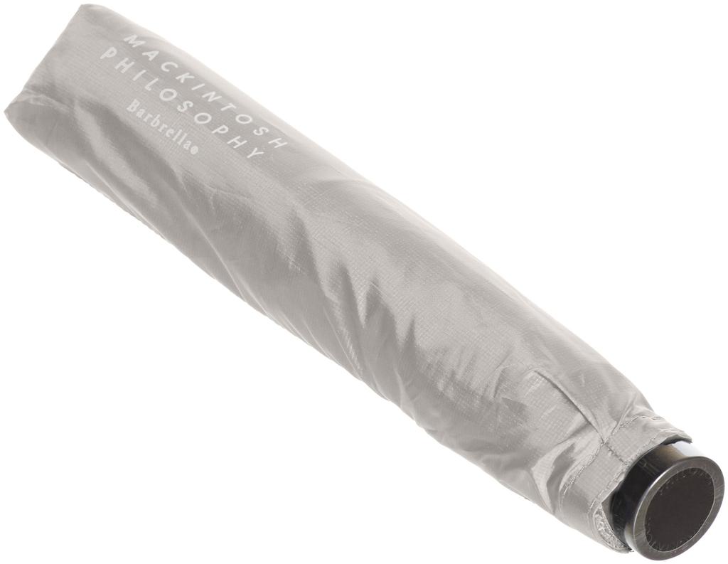 Folding Umbrella Light Gray Japanese Rib Length [Moonbat] 21-431-20390-02 Men's 55cm-(FREE Size)
