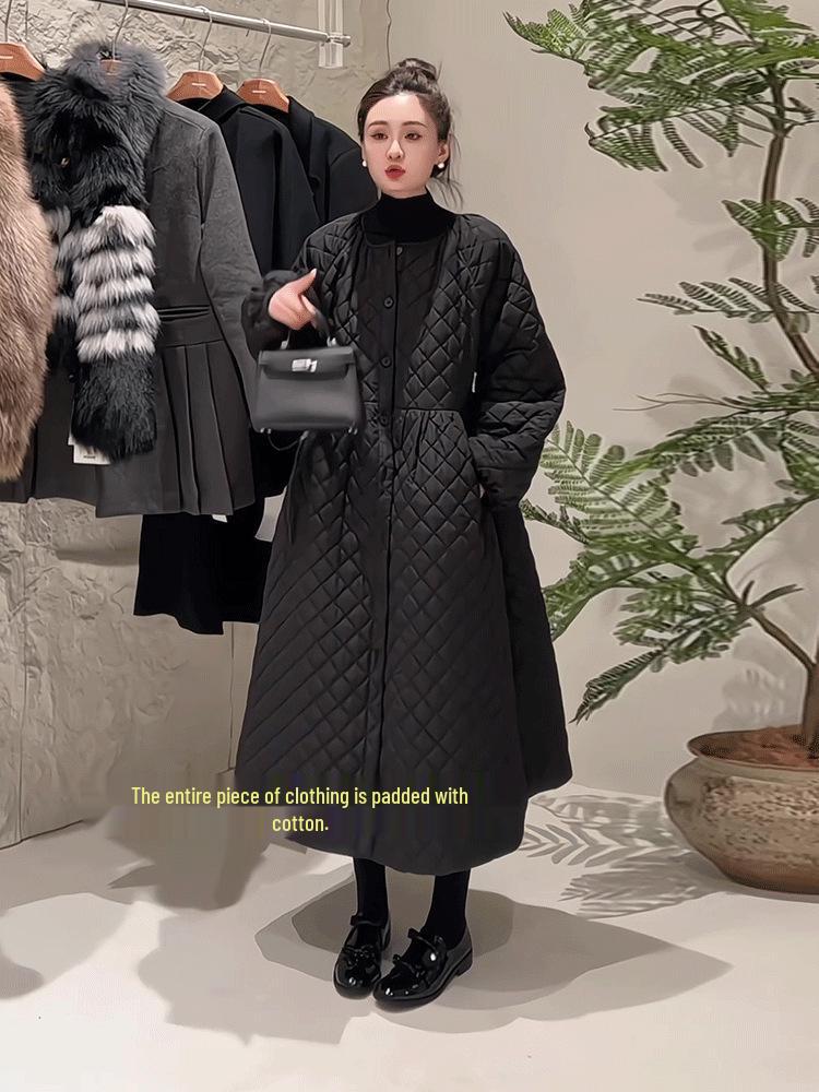 Korean Style Quilted Cotton Jacket - Thick Padded, Cozy & Stylish Design