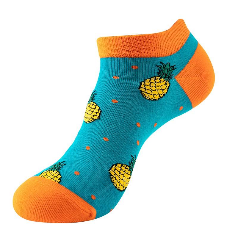Mens Thin Boat Socks Womens Striped Cotton Ankle Breathable Sweat Absorbent Casual Fall