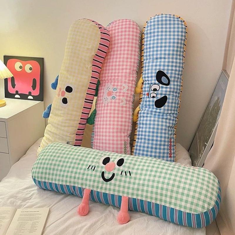 Jedwab lodowy chłodna długa poduszka do spania na boku - Zdejmowany i zmywalny pokrowiec dla dorosłych