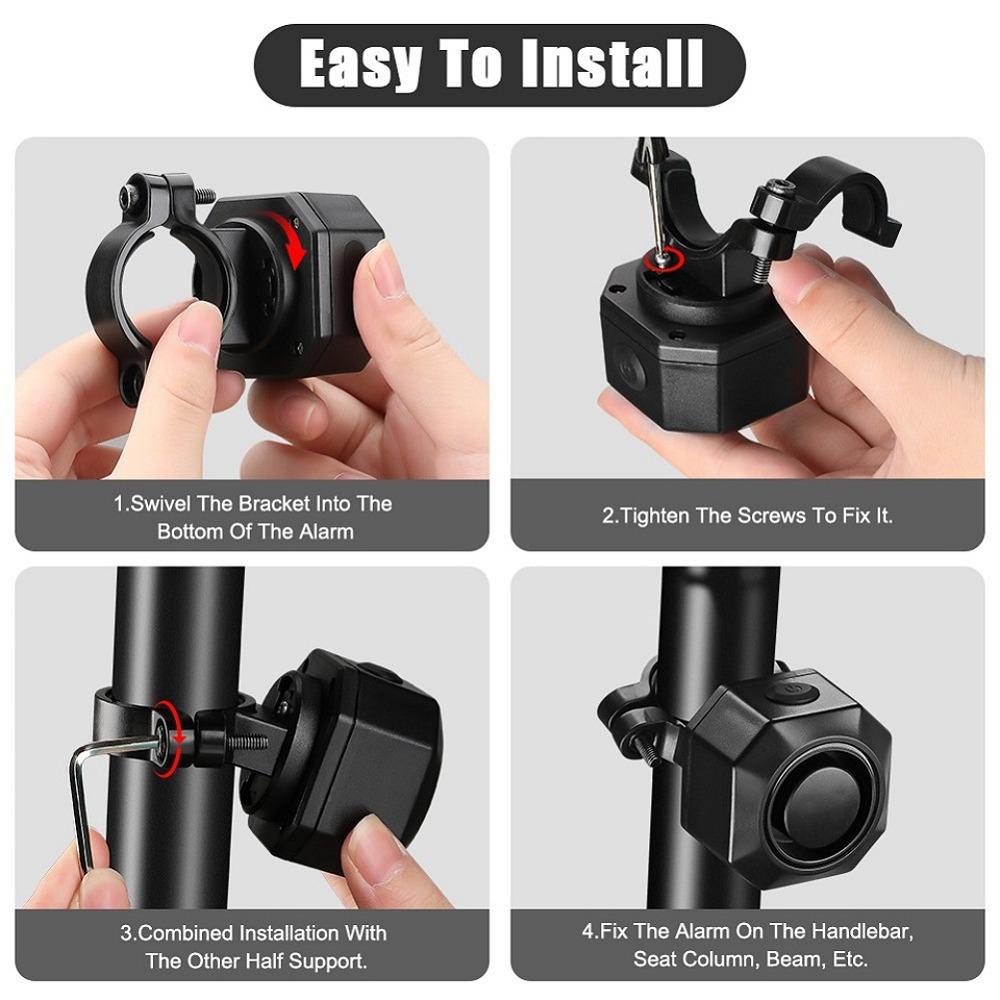 Theft Kit Anti-theft Security Motorcycle Alarm Device Wireless Alarm Kit Motorbike Alarm System