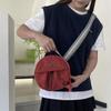 Casual Mobile Phone Storage Bag Nylon Round Crossbody Bag Simple Small Round Backpack  Outdoor