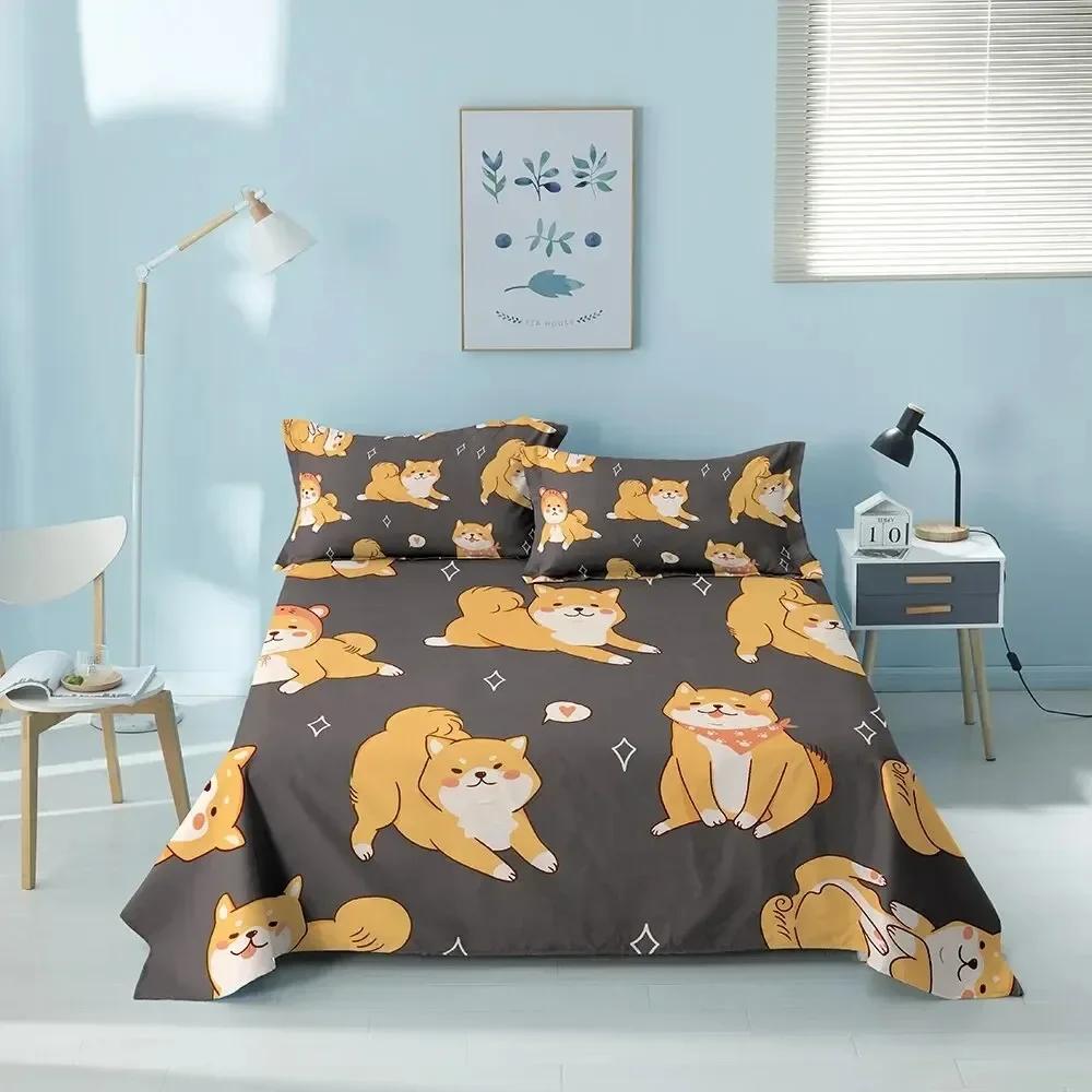 Top New Cartoon Cute Pet Dog Bedding Set Duvet Cover Bedroom Comforter Covers Single Twin King Size Quilt Cover Home Textile