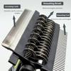 Brosse à Poils 3 en 1 pour Animaux Brosse pour Chien Anti-Mue Peigne Double Face Anti-Mue avec Dents en Acier Inoxydable Coupe-Nœuds pour Poils
