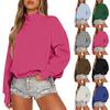 Genser for kvinner Langermet Casual Komfort Løs Lett Genser for kvinner