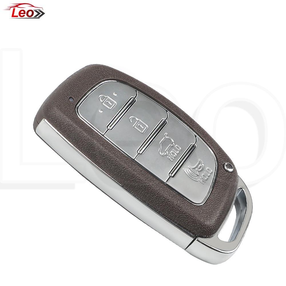 Leo For Hyundai Series Smart Key Shell for IX35 IX25 Tucson Ioniq Elantra Mlstra Lafesta Sonata Can Cut the Blade