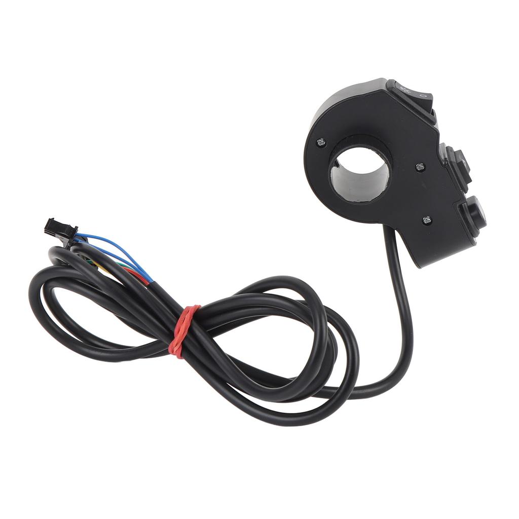 Motorcycle Horn Turn Signal Headlight Switch 4.9ft Cable 3 In 1 Scooter Handlebar Control Switch