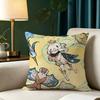 G-Genshin Impact P-Paimon Pillow Case Square Double-Sided Sofa Cushion Cover Bedroom Bedside Pillow