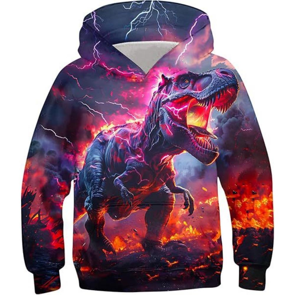 

Children s Colorful Cool 3D Digital Printed Boys Personalized Fashion Hoodie Sweatshirt 160