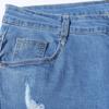 Frühlingsmode-Jeans für Herren mit Löchern und trendige, schmal geschnittene Jeans