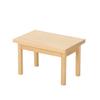 Ornaments Model Furniture Simulation Wood Table 1:12 Dollhouse Kids Play Toys Wooden Tea Table
