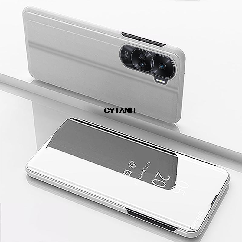 Smart View Mirror Flip Case For Honor Magic 6 5 Lite X9B X9A X8B X7B 5G Open Cover Stand Fold Shockproof Capa Coque Fundas Shell