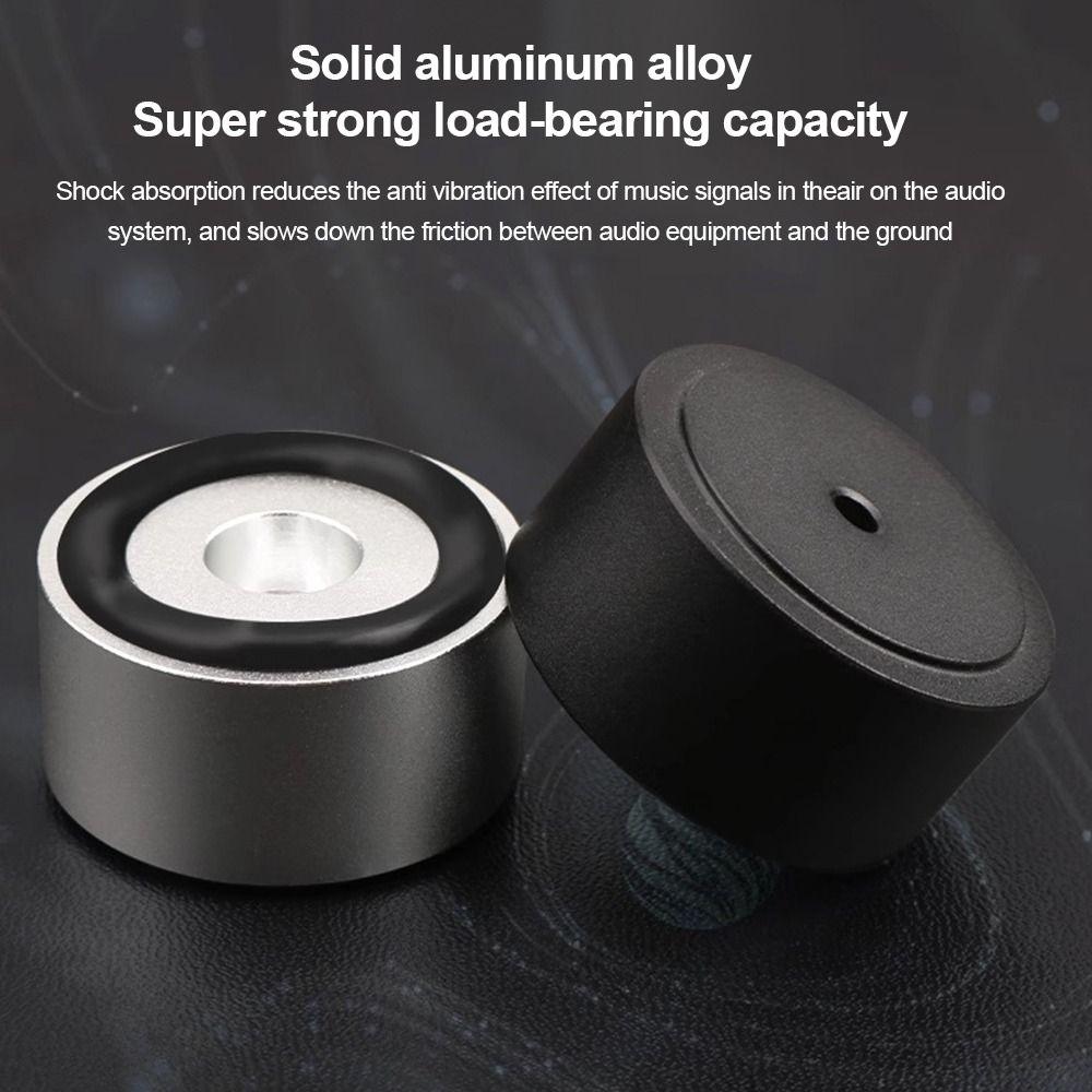 1/4Pcs Isolation Feet Pad Aluminum Alloy Amplifier Base Feet  for Speakers CD Amplifier