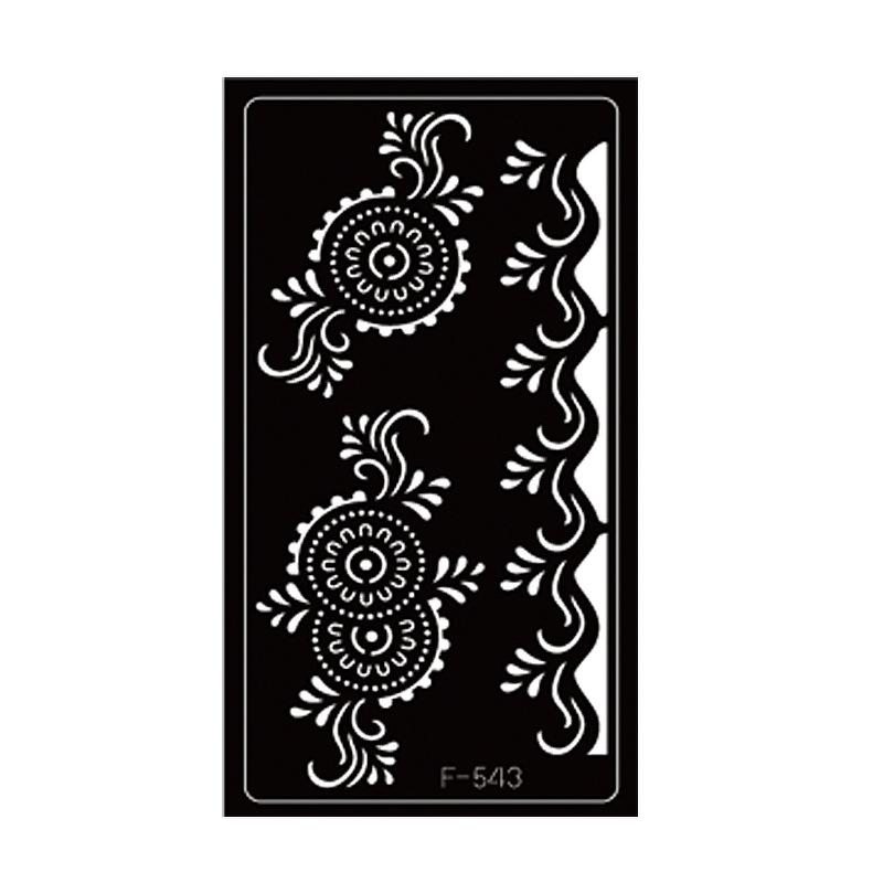 PET, Hollow Out Tattoo Template, Middle East India, Hannah Tattoo Sticker, Body Painting Template, Sticker Spray Painting, Body Painting Board