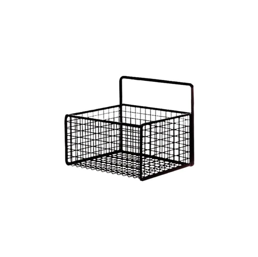 

Household Item Storage Frame Iron Storage Box, Desktop Item Storage One Size чёрный