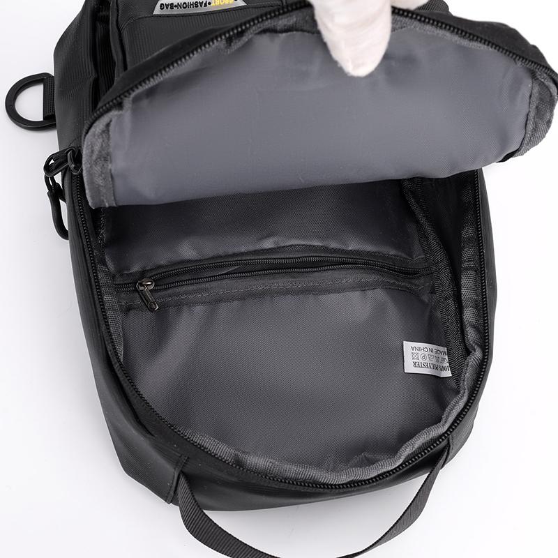 Men's Chest Bag Nylon Large Capacity Shoulder Crossbody Bag