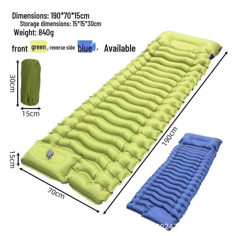 Portable Wide Inflatable Camping Mattress and Cushion