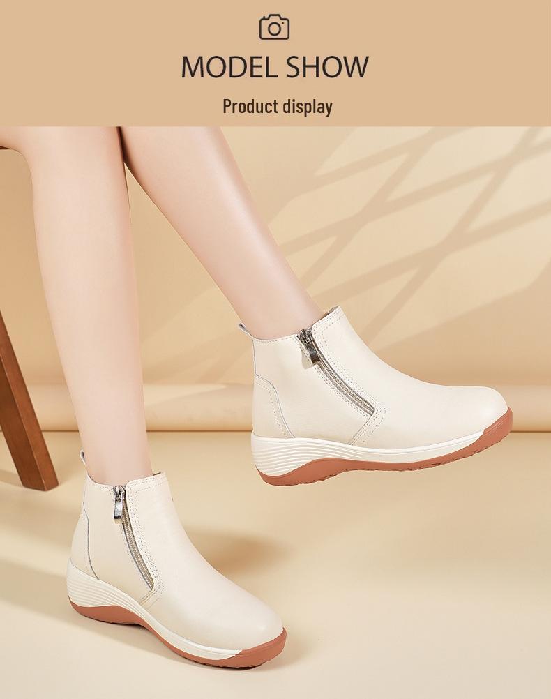 2025 Jaro/Podzim Retro Dámské Mokasíny s Měkkou Podrážkou ve Velkých Velikostech – Prodyšné, Ležérní, Jednoduché Boty pro Maminky