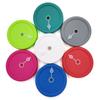 1Pcs New with Hole Mason Jar Lid Good Seal Plastic Spout Lid Reusable Leak-proof Seal Bottle Cover for 86mm Wide Mouth Jar