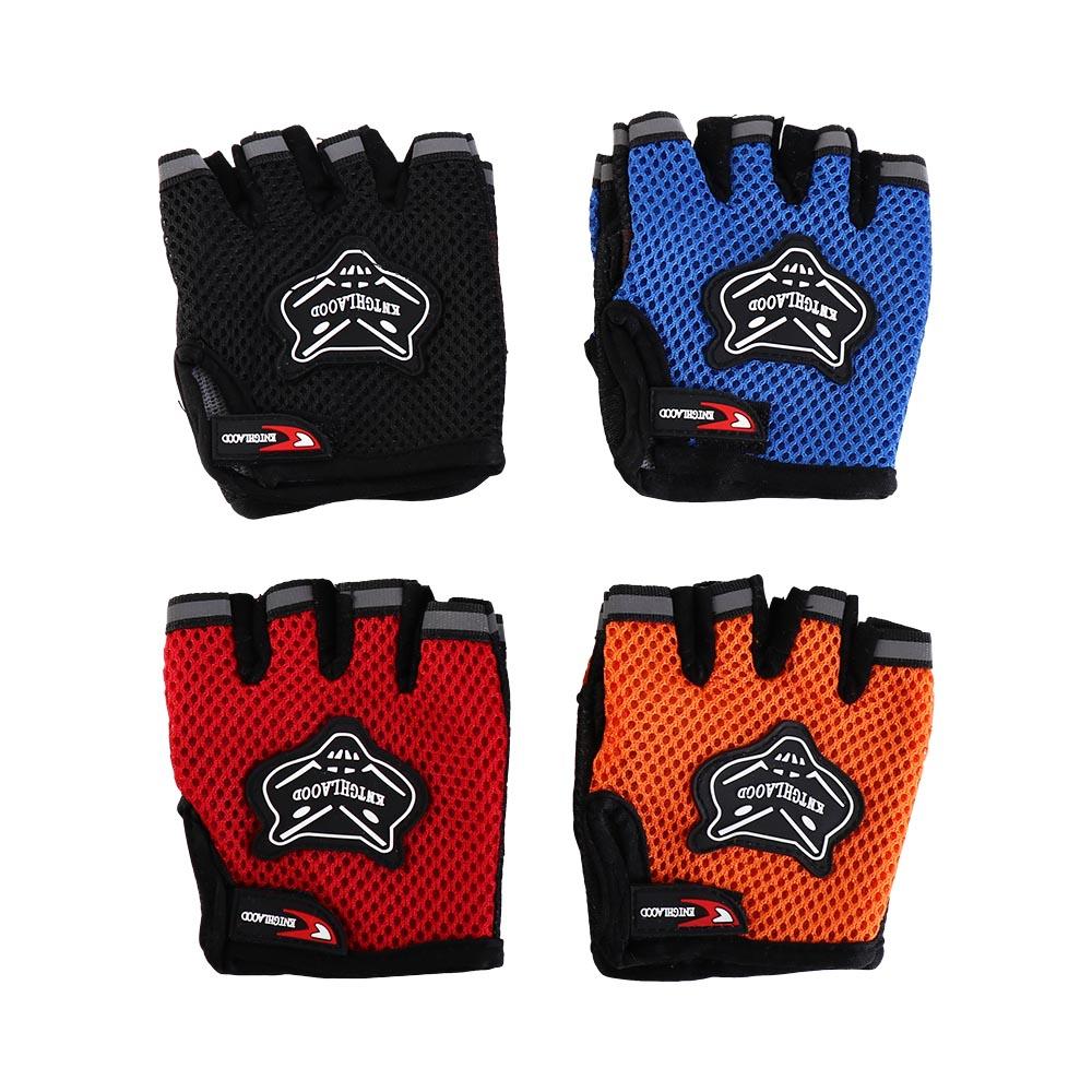 

Glove Outdoor Sports Cycling Equipment Riding Gloves Bicycle Gloves Cycling Gloves Bodybuilding orange-Kids