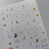 1pcs 5D Bronzing Shininy Pink Sakura Nail Art Stickers Flower Self-Adhesive Nail Decorations Decals Accessories