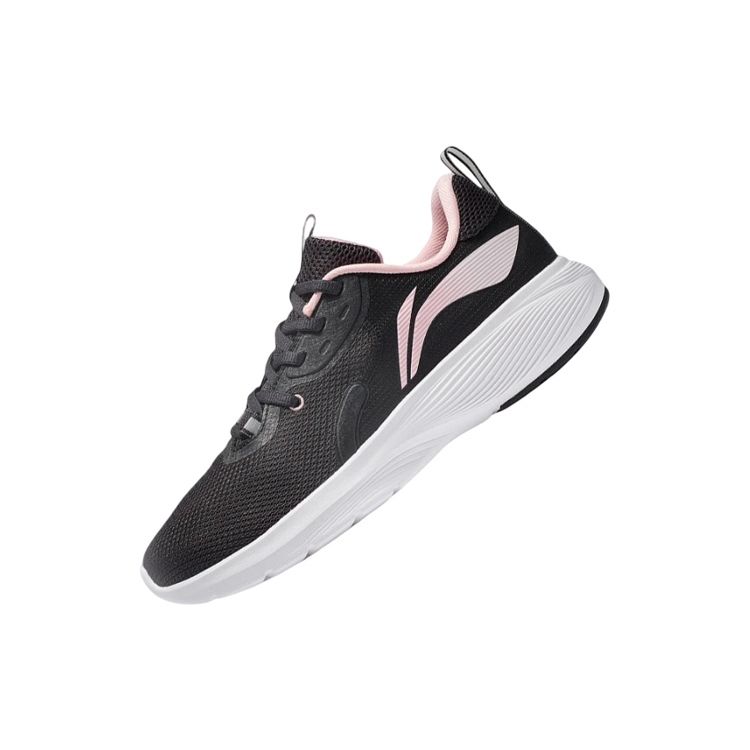 Li-Ning Breathable Low-Top Running Shoes Women Sneakers Black ARSS028-2