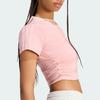 Women's Adidas Originals X Jennie T Shirts Unisex Pink Crew Neck Moderate