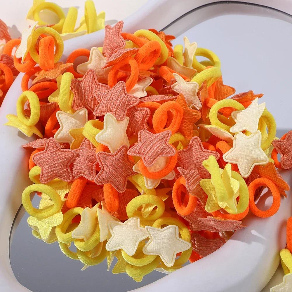 

20 шт./набор Детские эластичные резинки для волос Девочки Плюшевый шарик Резинка для детей Сладости Скранчи Завязки для волос Зажим Аксессуар для детских волос 20pcs