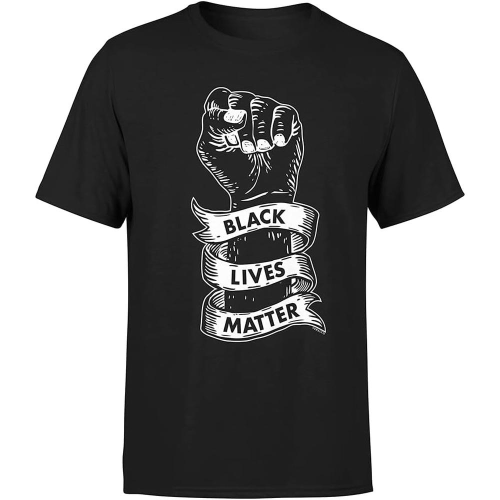 Black Lives Matter Shirt - Men’s Black History Month Shirts BLM Short Sleeve T-Shirts Graphic Tee Apparel Gifts for Dad 4XL