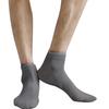 Solid Color Men Sock Spring Autumn Casual Basic Stocking Vertical Stripes Breathable Comfortable Casual Sports Socking