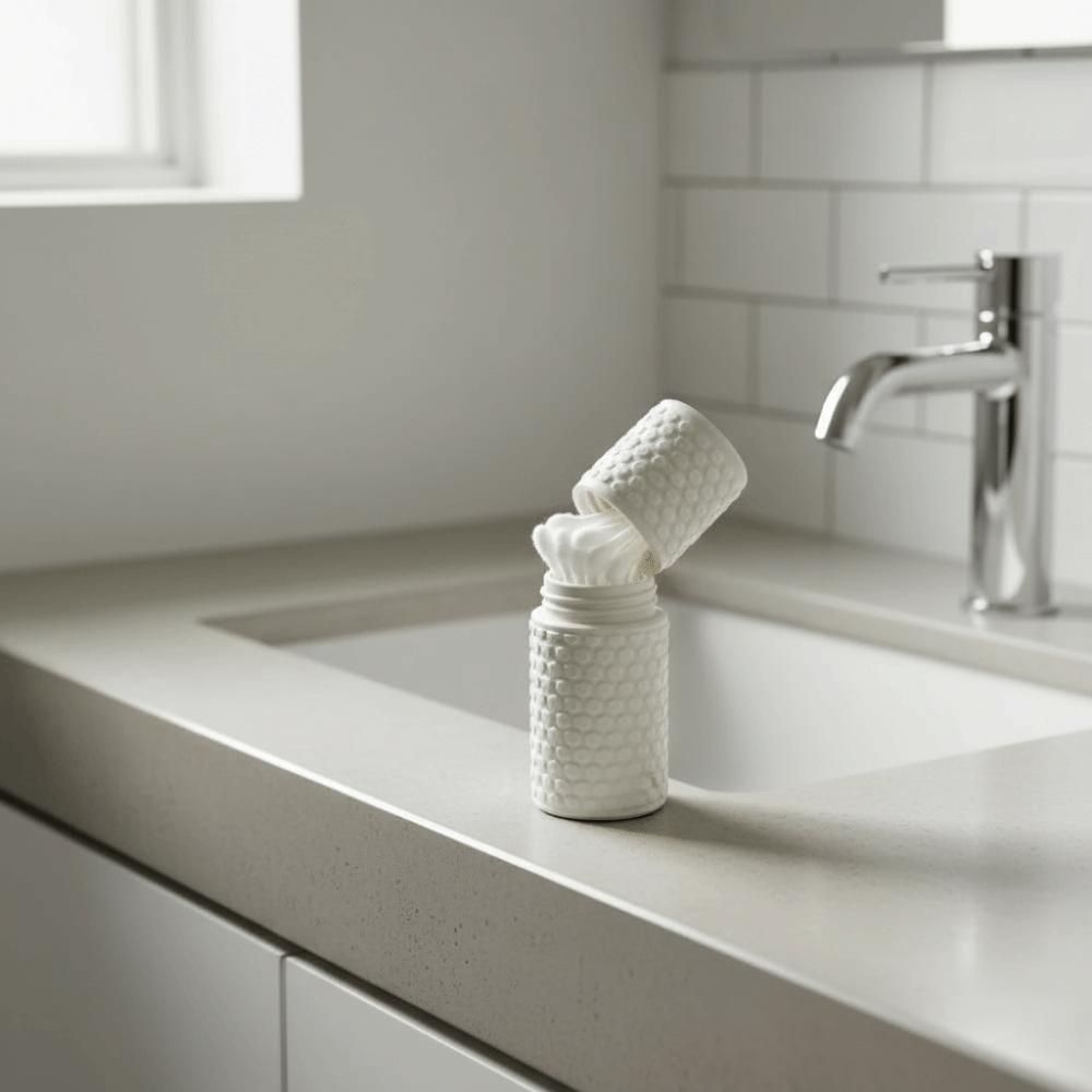 Multipurpose Cotton Swab Storage Box 3D Printed Space-Saving Organizer Toothpicks
