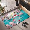 3D Expansion Wind Three-dimensional Diatom Mud Bathroom Floor Mat Absorbent Toilet Door Mat Home Non-slip Foot Mat