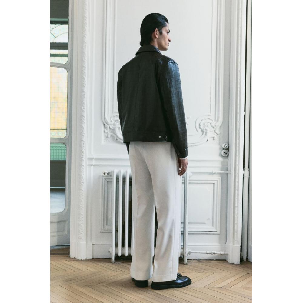 H M Pants Regular Fit wHite