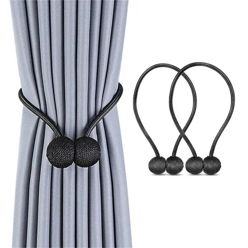Magnetic Curtain Tieback, 2 Counts Modern Simple Curtain Tieback, Window Curtain Tieback, Home Decor for Living Room Bedroom