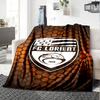 FC Lorient Print Flannel Blanket High Quality Warm Comfortable Cover for All Seasons Perfect for Gifts Home Decor